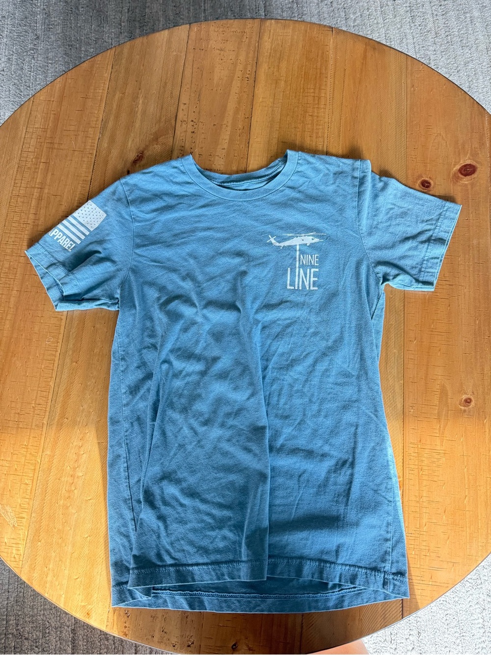 Nine Line Men's Short Sleeve Graphic Tee in Light Blue